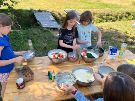 Cuisine bivouac bois